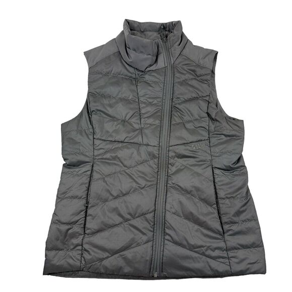 5.11 Tactical Peninsula Insulator Vest Packable Coin Gray Two-Way Zipper Size M - Picture 1 of 12